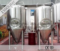 Cuve de fermentation à double enveloppe conique pour fermenteur de bière 300L