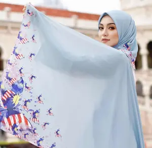 2020 妇女软披肩即时头巾女式围巾穆斯林头巾披肩