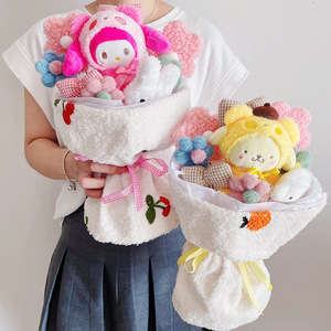 Cartone animato Cinnamoroll cucciolo Bouquet carino orso Bouquet regalo creativo di san valentino regalo di festa della mamma - Product Image 2