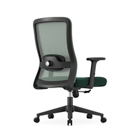NOEL Chaise de bureau ergonomique moderne à dossier moyen, grande taille, avec support lombaire 2D, chaise de qualité supérieure pour usine (vente en gros)