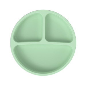 Nouvel ensemble de vaisselle pour bébé en silicone 3 pièces, silicone de qualité alimentaire sans BPA, ensemble de dîner pour enfants, vaisselle pour bébé - Product Image 5