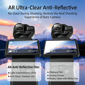Verre trempé AR pour DJI Osmo action3/4/5Pro, Film d'affichage LCD Ultra HD 9H, protection d'écran pour objectif de caméra, anti-rayures - Product Image 2