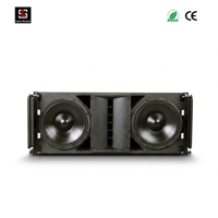 Système audio de scène haute puissance Lasesound LA-6 Dual 12" Line Array Speaker 800W RMS avec haut-parleur néodyme 3" CE RoHS
