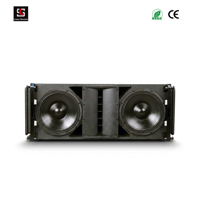 Lasesound LA-6 Dual 12" Line Array Speaker 800W RMS High Power Stage Audio System 3" Neo Driver Loudspeaker CE RoHS