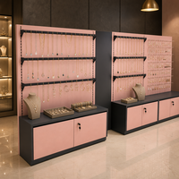 Vitrine d'îlot sur mesure pour bijouterie, mobilier commercial pour boutique de bijoux, présentoir de bijouterie personnalisé en gros