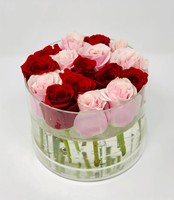 Boîte à fleurs en acrylique de haute qualité, personnalisée, 25 trous, pour la conservation des roses, pour la fête des mères, la Saint-Valentin, un cadeau de mariage