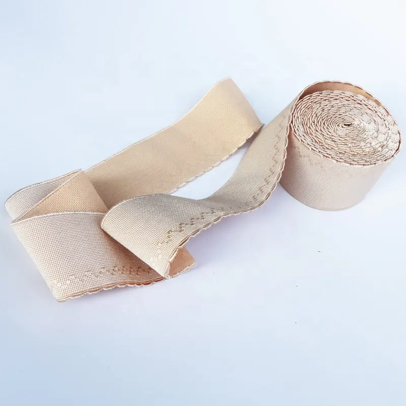 Custom 2 polegadas colorido cinta tecido elástica brilhante para mulheres calcinha