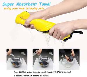 Hot Selling Cleaning Bath Fast <b>Drying</b> Super Absorbent Pet <b>Dog</b> Bath <b>Robe</b> Towel <b>Drying</b> Super Soft Microfiber Pet Towel - Product Image 2
