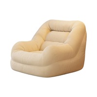 Schlafzimmer-Faulenzerstuhl Kleiner Nestsessel Balkon Einzelsitz Erkerfenster Tatami Lässiger Relaxsessel Kinder Modern Minimalistisch Cord