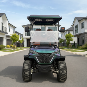 <span class=keywords><strong>Carrito</strong></span> de Golf Eléctrico Elegante, Apariencia Moderna, Luces LED de Conducción Diurna, Ruedas de Aleación y Volante Ergonómico - Product Image 1