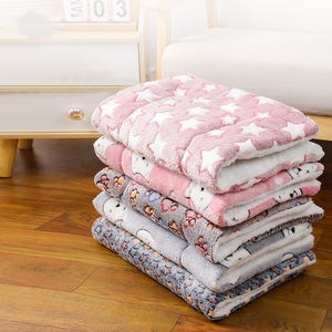 Açık seyahat toptan tasarımcı özel Logo uyku büyük XL yumuşak pazen pamuk ped Pet köpek kedi yatakları battaniye - Product Image 1