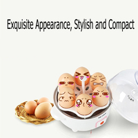 Pengukus Telur Cepat Tonze Kapasitas 6 Unit, Pemasak Telur Mini Elektrik