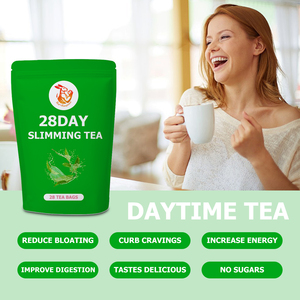 Té Adelgazante de Etiqueta Privada para un Estómago Plano, Promueve la Digestión Saludable y la Energía, Té Adelgazante de 28 Días con Té Verde y Hoja de Loto - Product Image 3