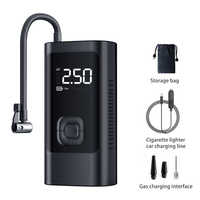 Gonfleur de pneu de compresseur d'air de voiture de pompe de pneu de boule électrique portatif de 150psi avec la fonction de moniteur de pression des pneus