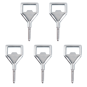 Hợp kim kẽm tự làm kim loại bia mở chèn ren mở chai Trống Gỗ turners Inset DIY Kit mở chai phần cứng - Product Image 1