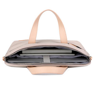 Macaron Color <b>Laptop</b> <b>Bag</b> for <b>Women</b> Minimalist High Aesthetics Hand Carry <b>Bag</b> Business Commute Briefcase - Product Image 4