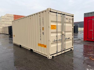 Contenedor seco certificado CSC de 20GP con puertas abiertas en ambos extremos, contenedor tipo túnel de 20 pies con capacidad de 33.1 metros cúbicos. - Product Image 6