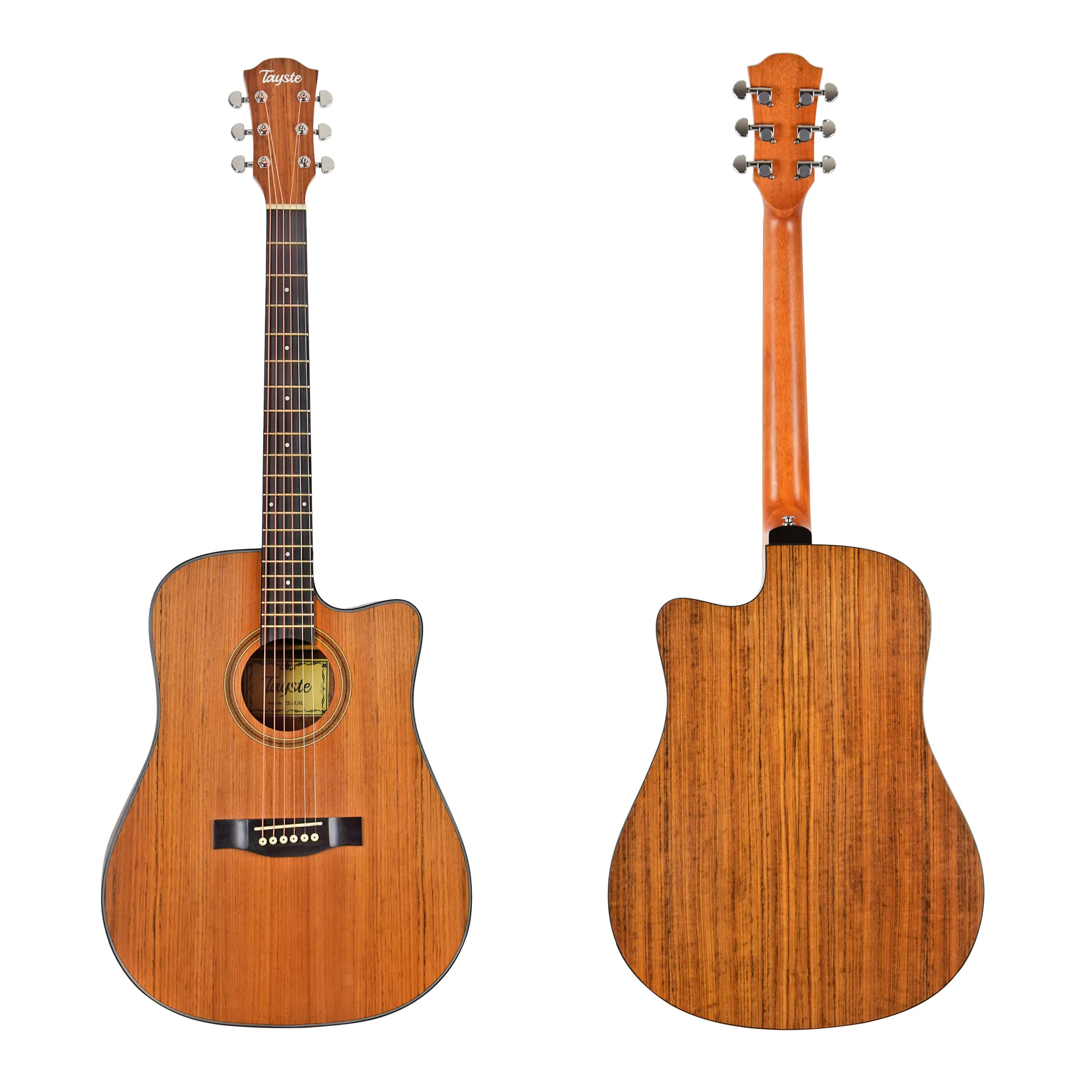 Tayste 41inch wooden acoustic guitar with Die cast keys