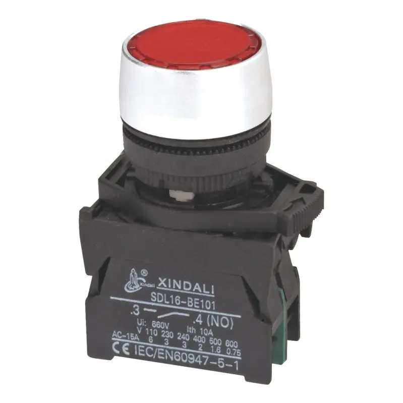 XDL21-BWA3462 listrik diterangi indikator sinyal belok lampu tombol tekan