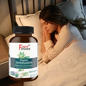 Extractos de Raíz de Ashwagandha Premium, 60 Cápsulas, Apoyo para la Calidad del Sueño en Adultos, Cápsulas de Ashwagandha - Product Image 1