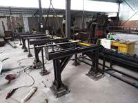 Línea de Máquinas de Corte y Punzonado CNC para la Fabricación de Accesorios de Hierro para Torres de Energía Eléctrica, como los Soportes de Brazos Cruzados y Perfiles de Acero Plano