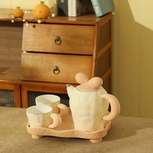 Ensembles à thé en céramique pratiques haut de gamme cadeaux de mariage et de pendaison de crémaillère pour les meilleurs amis et les nouveaux mariés décorations d'ameublement - Product Image 2