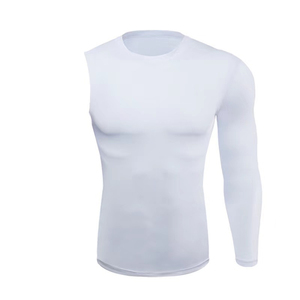 Commercio all'ingrosso oversize uomo senza maniche singolo girocollo camicia a girocollo LOGO personalizzato sport palestra magliette per gli uomini - Product Image 3