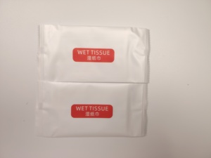 Lingettes humides personnalisées avec logo, emballées individuellement, pour hôtels, restaurants, nettoyage des mains et du visage, lingettes rafraîchissantes parfumées au <span class=keywords><strong>citron</strong></span>, portables - Product Image 3