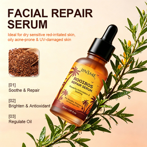 เซรั่มบำรุงผิวหน้า Rooibos Tea Repair Serum สารต้านอนุมูลอิสระ ปลอบประโลมผิว ผลิตภัณฑ์ดูแลผิว OEM แบรนด์ส่วนตัว - Product Image 4