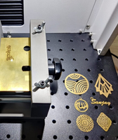 Bladvormige bladwijzer ambachten holle gravure foto afbeelding 3w 5w UV laser markeermachine blad snijmachine blad portret machine