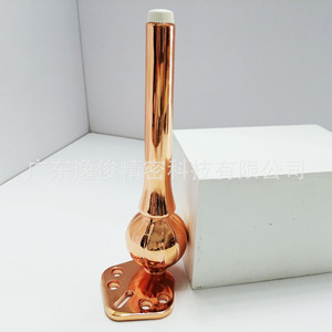 Patas de Mueble de Aleación de Aluminio en Oro Rosa, Diseño Esférico, Antideslizantes, Soporte Moderno para Muebles - Product Image 3