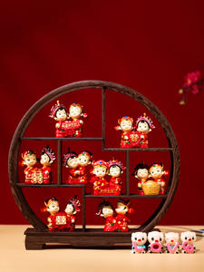 ตู้เก็บไวน์สไตล์ศิลปะพื้นบ้านสุดหรูงานฝีมือจากเรซินสุดสร้างสรรค์สำหรับตกแต่งบ้านสำหรับห้องนั่งเล่นทางเข้าของขวัญแต่งงาน - Product Image 4