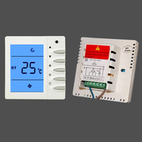 Panneau de commande de climatisation centralisée, interrupteur à trois vitesses, contrôleur manuel, AC 220V, fonction mémoire, ABS