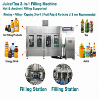 Machine de remplissage à chaud automatique pour jus de mangue et de pastèque, 2 000-12 000 bouteilles/heure, bouteille en plastique de 200-2 000 ml