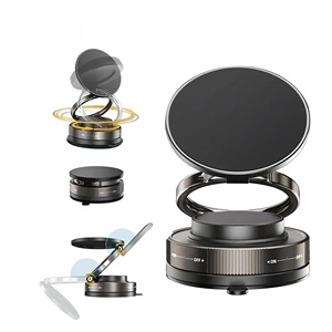 Magnetic Multi-Angle <b>Rotation</b> Car <b>Desk</b> Wall Vacuum Adsorption Suction Mobile Cell Phone Holder for Washroom Dashboard Window - Product Image 1