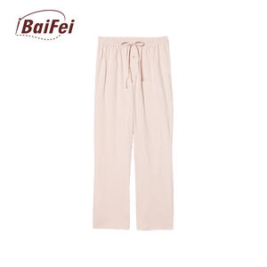 Vente en gros Pantalon de <span class=keywords><strong>pyjama</strong></span> décontracté pour hommes Vêtements de nuit personnalisés en coton et bambou avec poches Tissu tissé pour le printemps - Product Image 4