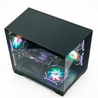 Boîtier PC Gaming M-ATX à Vendre : 7 Positions de Ventilateurs, Refroidissement Liquide 240mm, 2 SSD, 2 HDD, Verre Trempé