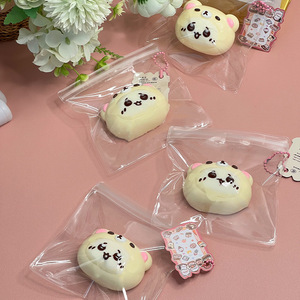 Jouet anti-stress réaliste en silicone de qualité alimentaire, tête de Kuma-Gii de 6 cm, jouet à presser relaxant pour tous les âges, cadeau instantané pour un bonheur immédiat - Product Image 2