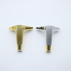 Gambe per Tavoli e Divani Angolari in Metallo Dorato Rosa, Piedini Moderni Resistenti per Mobili - Vendita all'Ingrosso - Product Image 1