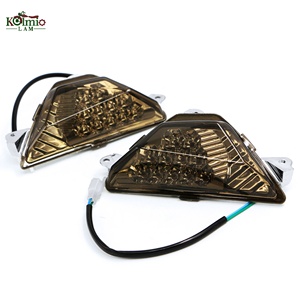 KOLMIO-LAM Compatible avec les clignotants LED avant pour <span class=keywords><strong>KAWASAKI</strong></span> <span class=keywords><strong>NINJA</strong></span> 250 300 400 <span class=keywords><strong>650</strong></span> 1000/<span class=keywords><strong>SX</strong></span> ZX6R Z1000SX - Product Image 3