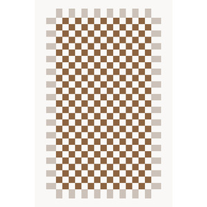 Alfombra Moderna con Diseño de Tablero de Ajedrez, Rectangular, Antideslizante, para Sala de Estar o Dormitorio, Lavable a Máquina, con Patrón Geométrico - Product Image 3