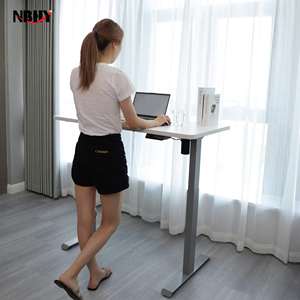 NBHY Table moderne de haute qualité Bureau sur pied électrique à hauteur réglable Cadre de bureau à moteur unique personnalisable - Product Image 1