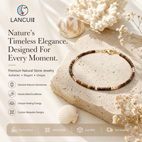 Gelang Batu Alam Buatan Tangan Gelang Tumpuk Hadiah untuk Wanita Gaya Boho Perhiasan Batu Alam Buatan Tangan Perhiasan Boho