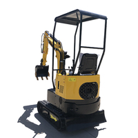 Mini-chargeuse sur chenilles diesel MOUNTAIN RAISE 1 tonne, haute efficacité, pour travaux agricoles