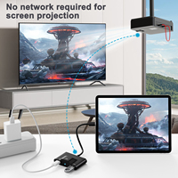 5G WiFi USB-C Wireless HD Port Sender Empfänger Kit 2.4G/5G Dual-Band Plug & Play für Laptop/Telefon/TV-Box zur Überwachung