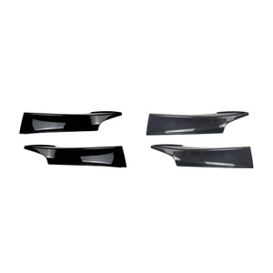 Bmw 1 Series F20 F21 M <b>Pack</b> 125i Front Corner <b>Sticker</b> Carbon Fiber Texture Piano Black Adhesive Body Decals - Product Image 3