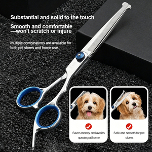 OEM ODM Professional Dog Cat Grooming Trimmer Eco-Friendly Stainless Steel <b>Pet</b> Scissors for Dogs Cats Small - Product Image 4