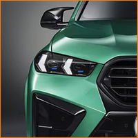 Phares LED laser adaptatifs pour BMW X5 G05 (2019-2026) avec feux de jour et clignotants, boîtier noir, mise à niveau LCI