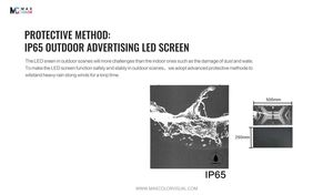 Pantalla LED Fija para Exteriores <span class=keywords><strong>Maxcolor</strong></span> P7.81, Ahorro de Energía, Resistente al Agua, para Edificios - Product Image 3