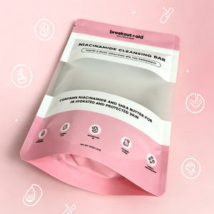 Custom Logo Transparent Frosted Window Stand Up Bags Matte Resealable Plastic Pouches For Handmade Soap Cosmetic <b>Packaging</b> - Product Image 2